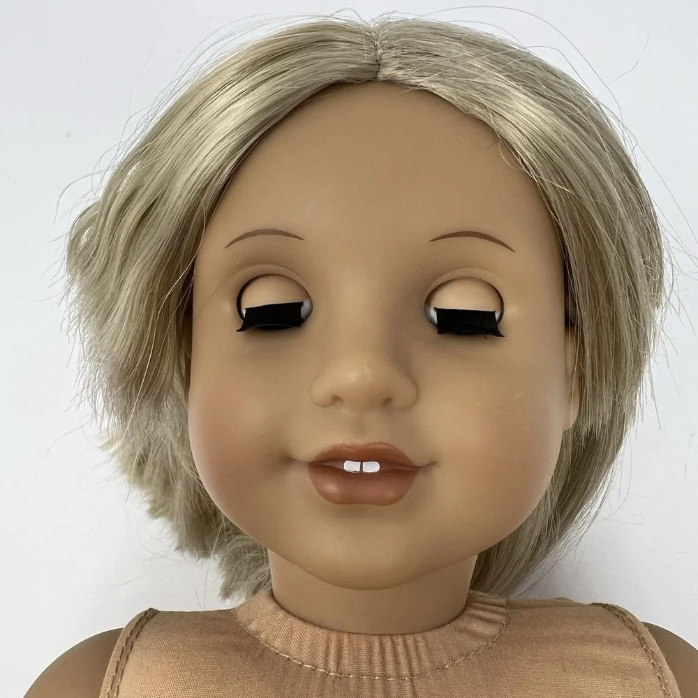 American Girl Doll Julie Albright 2014 Blonde‎ Hair Brown Eyes Pink Outfit 18